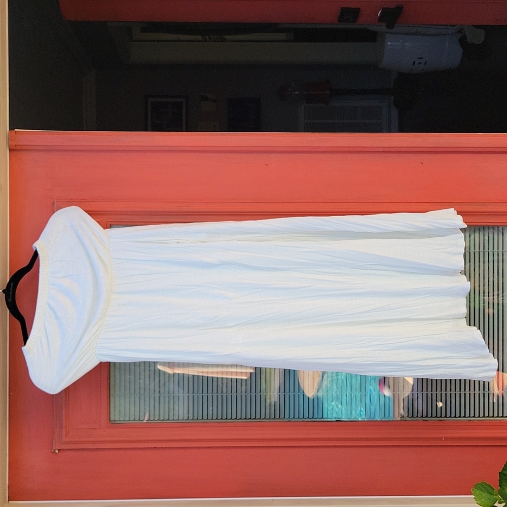 Beautiful White Maxi Dress Strapless